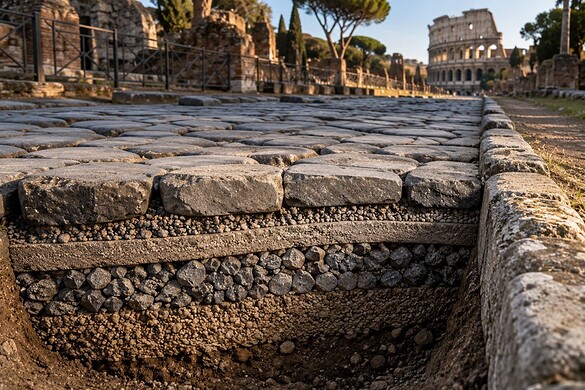 Strade romane: il segreto ingegneristico che le rende eterne
