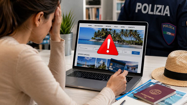Truffe online, allarme Polizia Postale sui falsi siti di viaggi