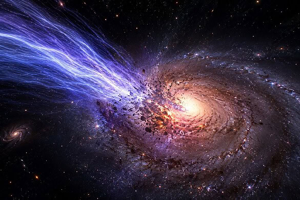 Vento cosmico può spegnere una galassia troppo presto: la scoperta