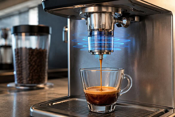 Caffè espresso a ultrasuoni: l’innovazione che taglia tempi ed energia del 75%