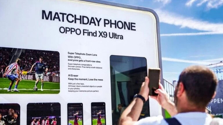 OPPO Find X9 Ultra protagonista anche nella finale di Champions League