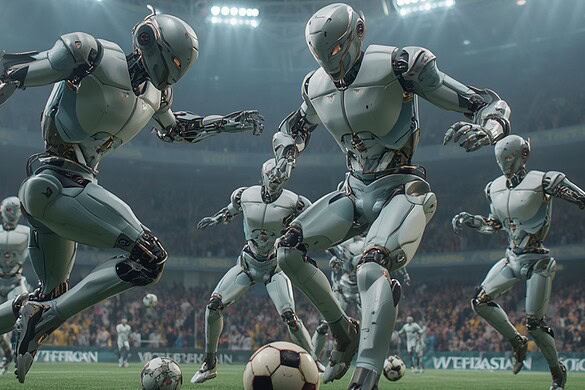 Robot umanoidi calciano rigori a Shanghai: la sfida AI ai Mondiali 2026
