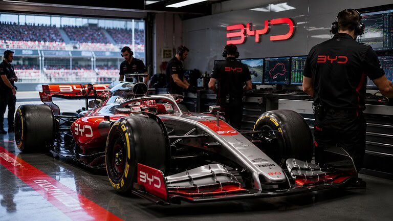 BYD guarda alla Formula 1: il colosso cinese valuta l’ingresso nel Circus