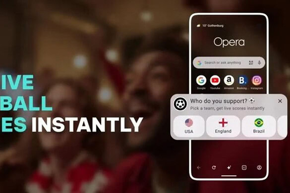 Opera lancia su Android le novità browser per i Mondiali 2026