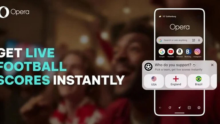 Opera lancia su Android le novità browser per i Mondiali 2026