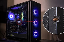PC da gaming ferma un proiettile e salva la vita a una ragazza | FOTO