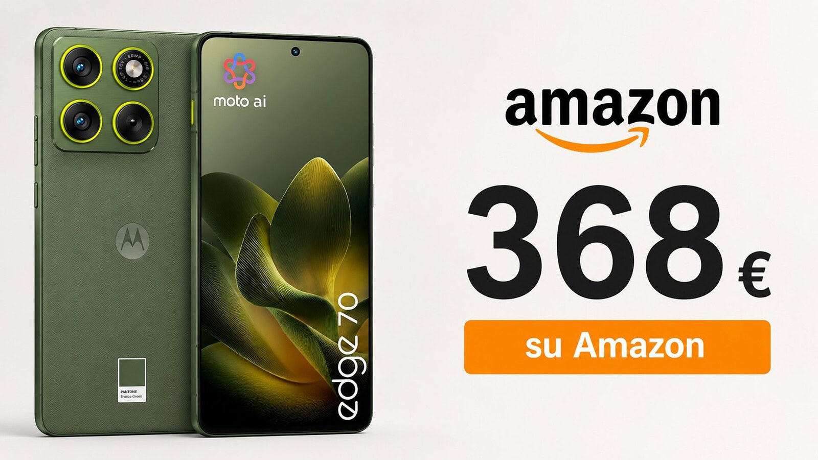 Motorola Edge 70 in offerta su Amazon: sconto del 53% prima del Prime Day