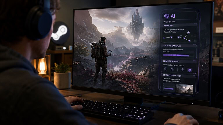 AI nei videogiochi: 1 demo su 5 dello Steam Next Fest la usa già