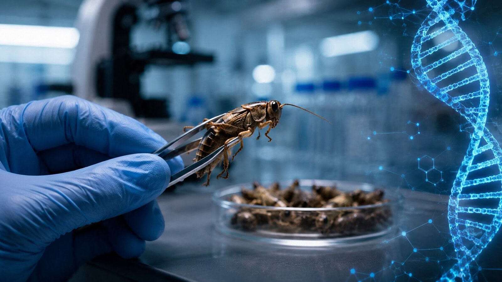 Perché non riusciamo a digerire gli insetti? La risposta è nel DNA