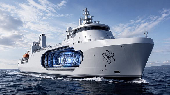 Fusione nucleare in mare: la prima nave a reattore arriva nel 2032
