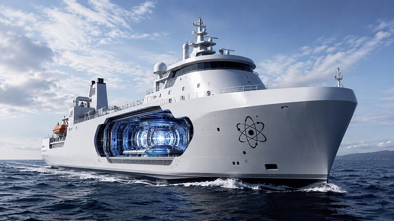Fusione nucleare in mare: la prima nave a reattore arriva nel 2032