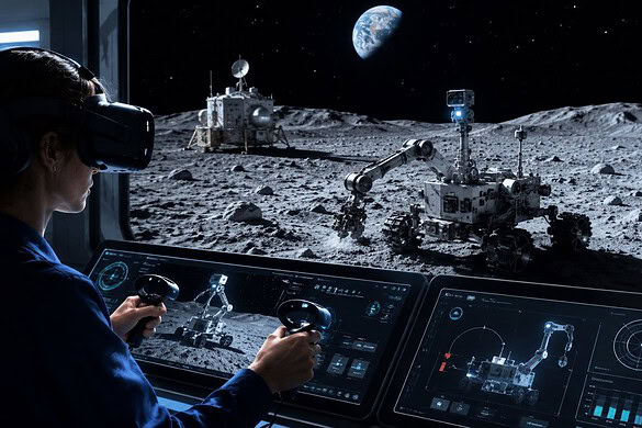 Realtà virtuale e robot lunari: così si addestrano i piloti dei rover