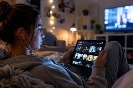 Gen Z e TV: il 62% sceglie il tablet, addio al grande schermo