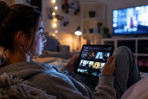 Gen Z e TV: il 62% sceglie il tablet, addio al grande schermo