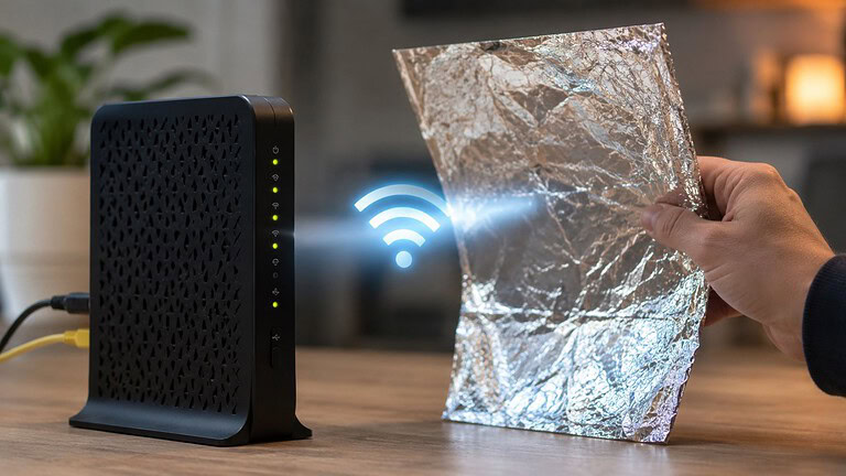 Wi-Fi più veloce con la stagnola? Ecco cosa funziona davvero