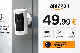 Ring Plus a metà prezzo: la videocamera in promo Prime Day su Amazon