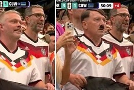 Deepfake durante i Mondiali: tifoso tedesco trasformato in Hitler dall’AI