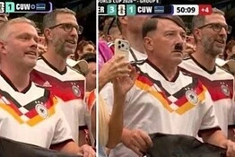 Deepfake durante i Mondiali: tifoso tedesco trasformato in Hitler dall’AI