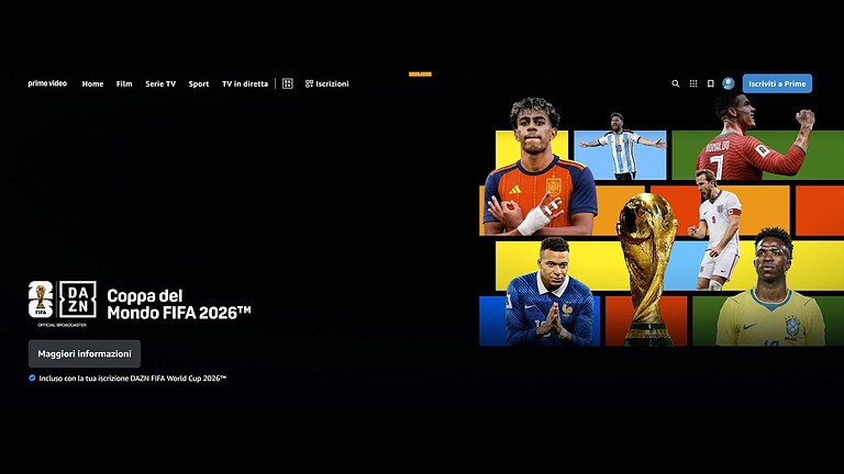 Mondiali 2026 in diretta su DAZN e Prime Video: la fase a eliminazione