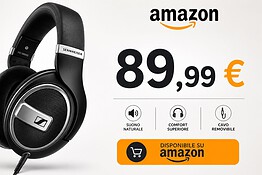 Sennheiser HD 599, le cuffie in promo su Amazon a prezzo bomba