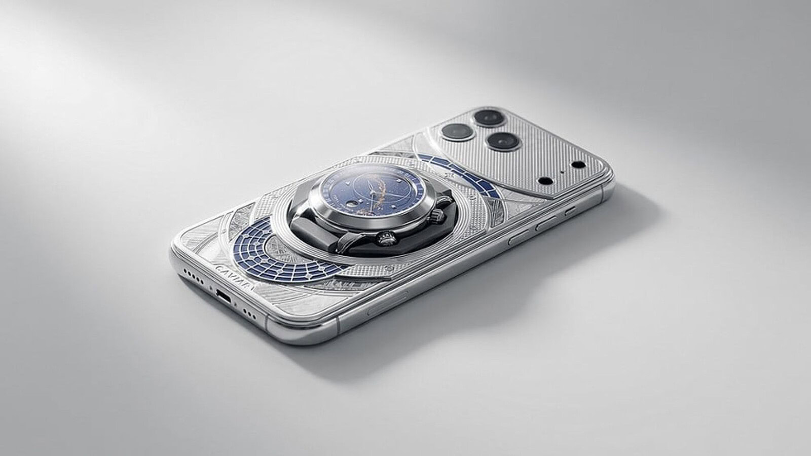 iPhone 17 Pro Max, Caviar lo trasforma in uno scrigno per orologi