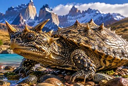 Tartaruga cornuta scoperta in Patagonia: sopravvisse all’estinzione dei dinosauri