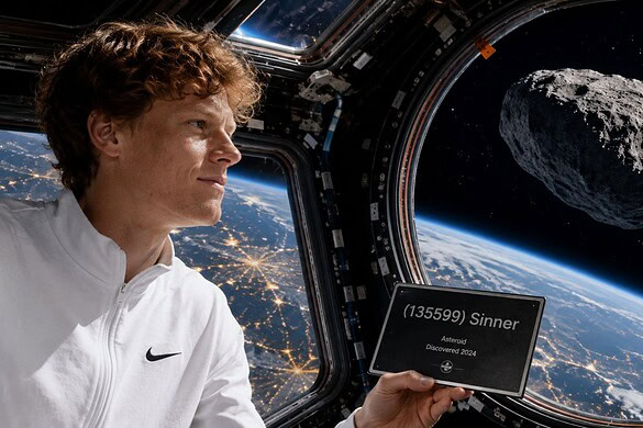 Asteroide porta il nome di Jannik Sinner, il tennis è nello spazio