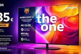 Philips Ambilight ‘The One’ QLED 4K 65″ al minimo storico su Amazon