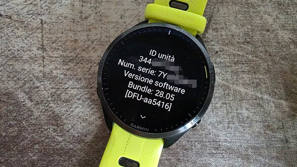 Garmin Forerunner, nuovo firmware 28.05: ecco cosa cambia