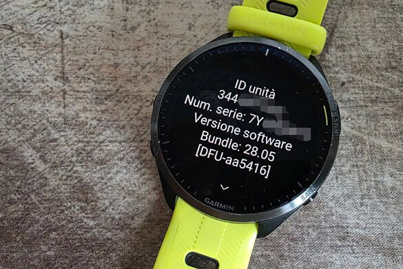 Garmin Forerunner, nuovo firmware 28.05: ecco cosa cambia