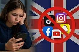Regno Unito, social vietati agli Under 16: ora è ufficiale