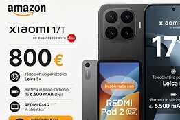 Xiaomi 17T e REDMI Pad 2 al minimo storico su Amazon: sconto del 20%