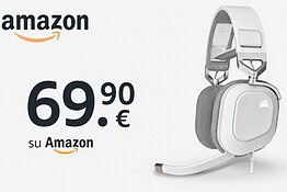 Corsair HS80 RGB USB al minimo storico su Amazon: sconto del 46%
