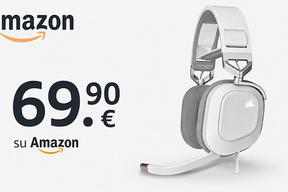 Corsair HS80 RGB USB al minimo storico su Amazon: sconto del 46%