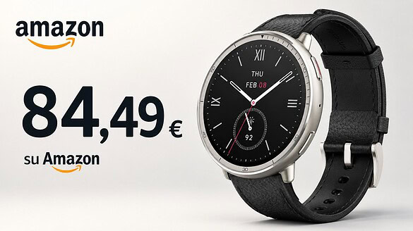 Amazfit Active 2 sotto i 100 euro: lo smartwatch con mappe offline e AI