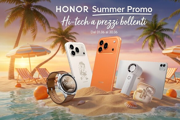 HONOR Summer Promo: bundle con HONOR 600 Pro e Magic8 Pro in offerta