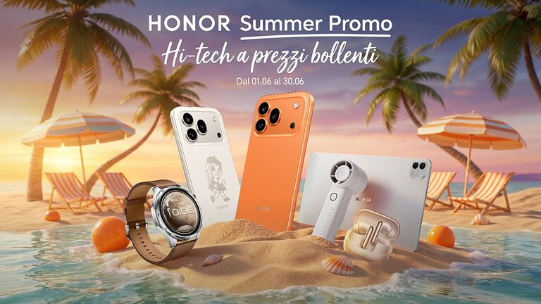 HONOR Summer Promo: bundle con HONOR 600 Pro e Magic8 Pro in offerta
