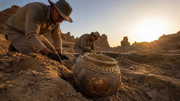 Tesoro in Arabia riemerge dopo 1.200 anni: il mistero del pellegrino