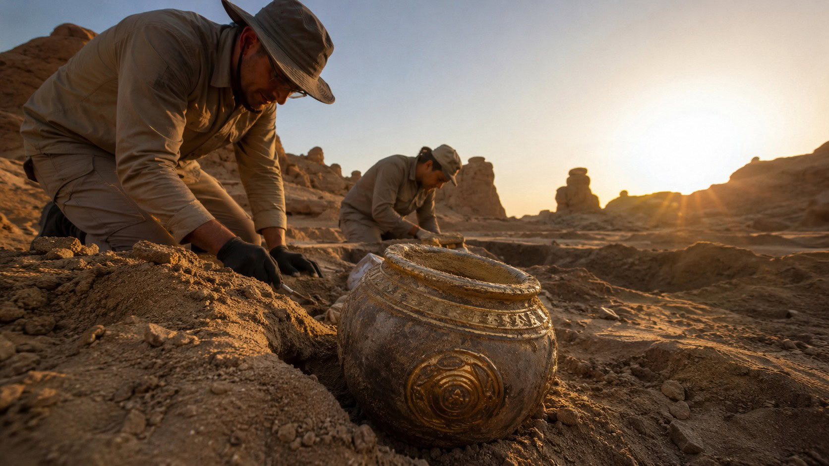 Tesoro in Arabia riemerge dopo 1.200 anni: il mistero del pellegrino