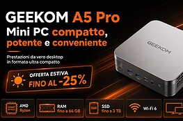 GEEKOM A5 Pro MINI PC con AMD Serie 7000 al 25% di sconto: prezzo sotto il Prime Day