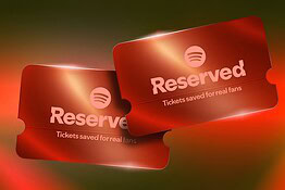 Spotify Reserved, biglietti dei concerti in anteprima per i fan più fedeli
