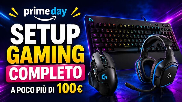 Prime Day, setup gaming completo a poco più di 100 euro: Logitech taglia i prezzi di mouse, tastiera e cuffie