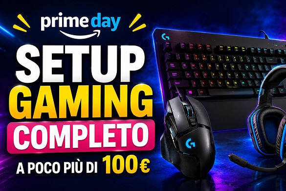 Prime Day, setup gaming completo a poco più di 100 euro: Logitech taglia i prezzi di mouse, tastiera e cuffie