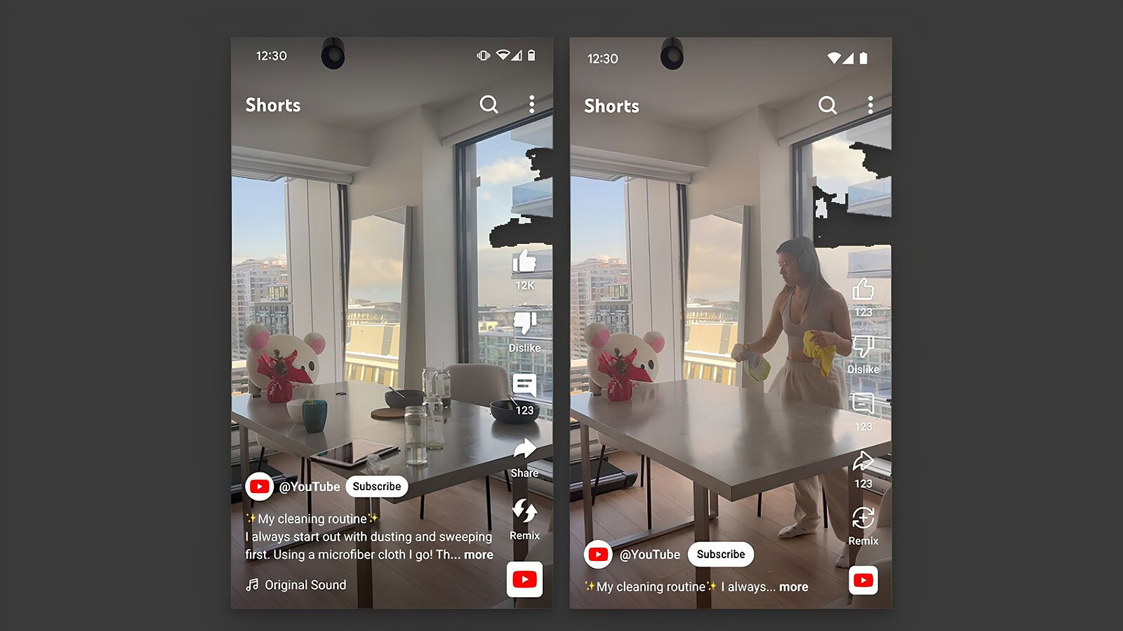YouTube Shorts copia TikTok