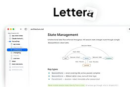 Lettera, il nuovo editor Markdown per Mac dal team di Bear