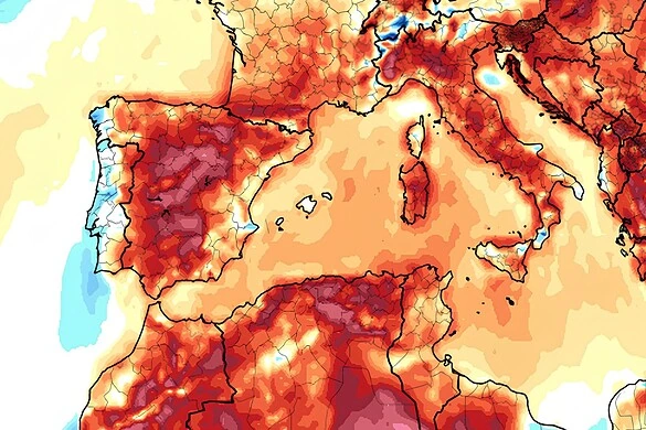 Caldo record in Spagna: estati più calde di 2°C in 30 anni