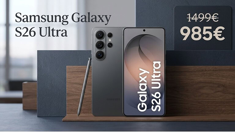 Samsung Galaxy S26 Ultra crolla di 500 euro col Prime Day di Amazon