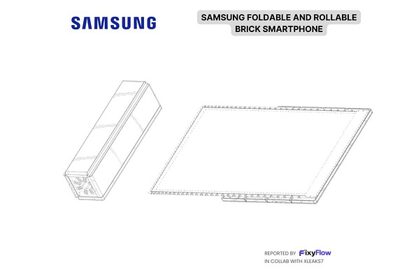 Samsung, il brevetto del pieghevole-arrotolabile che diventa tablet