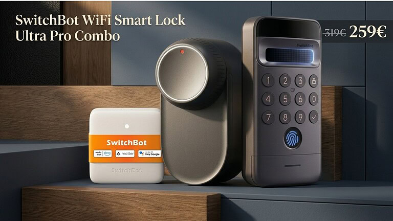 SwitchBot Lock Ultra Vision Pro Combo in offerta Prime Day 2026