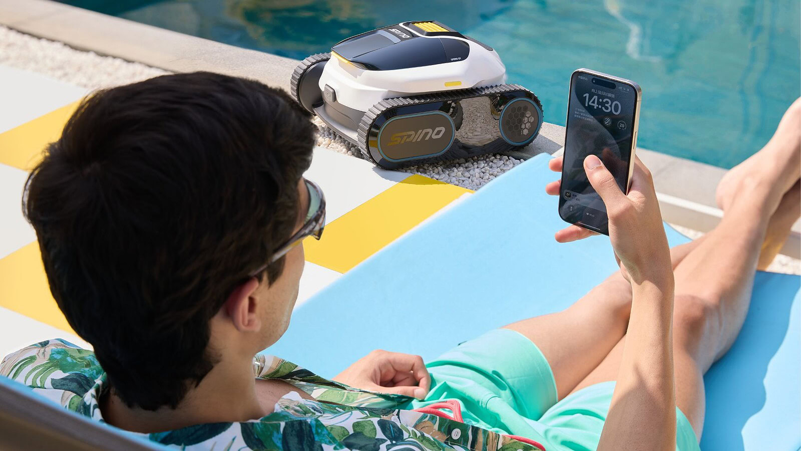 MAMMOTION SPINO E1 ufficiale: il robot che pulisce la piscina da solo